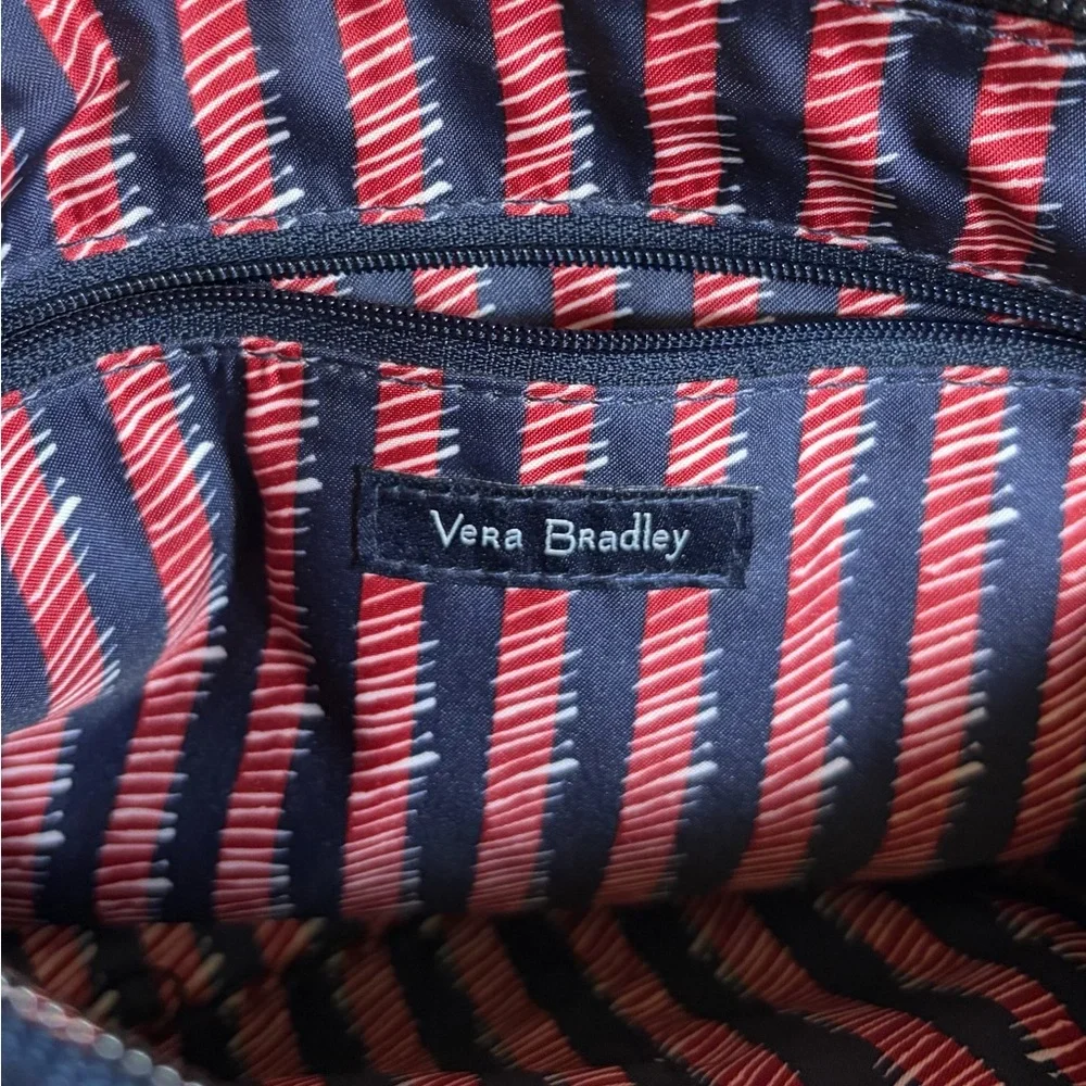 Vera Bradley Midnight Blue 3 Compartment Crossbody Bag‎